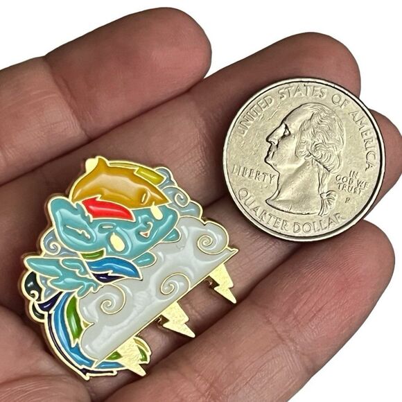My Little Pony Rainbow Dash Enamel Pin - Picture 7 of 8